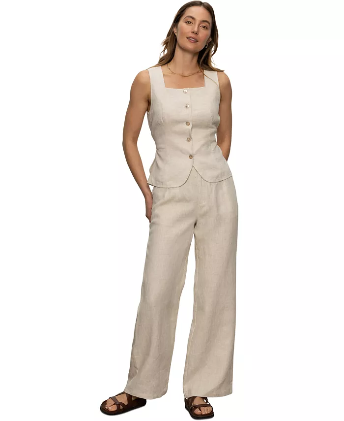 Женский жилет Outsmart с квадратным вырезом из льна Sanctuary, коричневый/бежевый
Женский жилет Outsmart с квадратным вырезом из льна Sanctuary, коричневый/бежевый