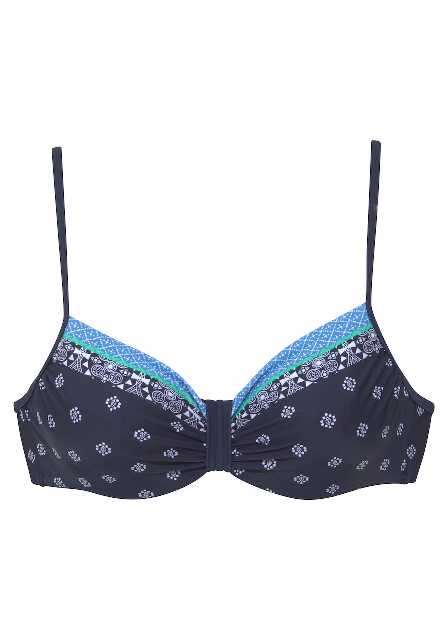 Бикини-топ-футболка LASCANA, темно-синий/лазурный
Бикини-топ-футболка LASCANA, темно-синий/лазурный