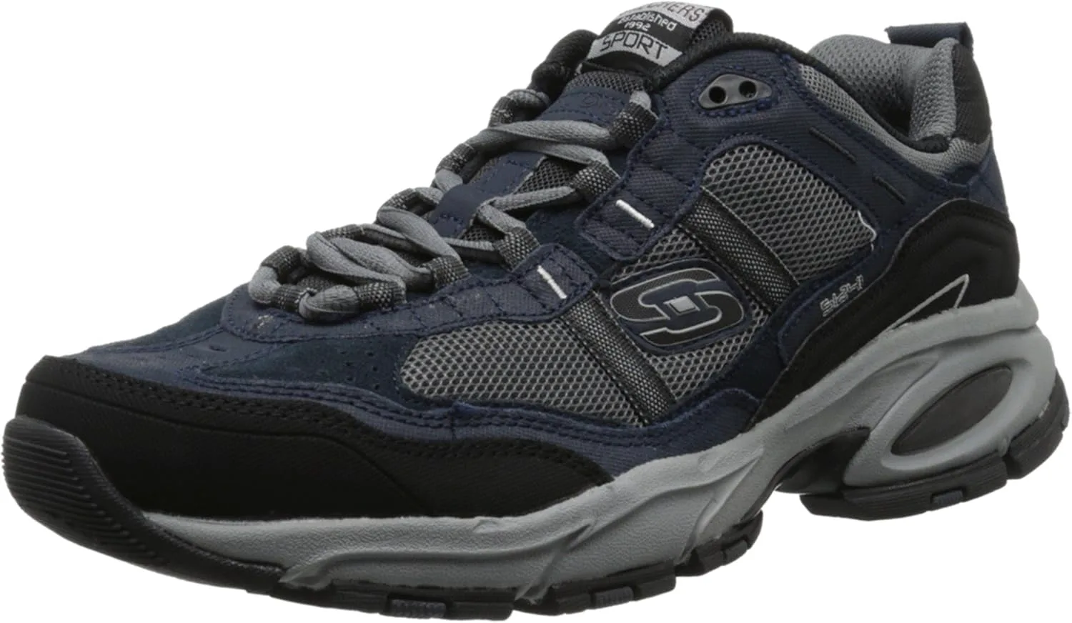Кроссовки Skechers Vigor 2.0 Trait для мужчин с амортизирующей мемори-пеной, темно-синий/серый
Кроссовки Skechers Vigor 2.0 Trait для мужчин с амортизирующей мемори-пеной, темно-синий/серый