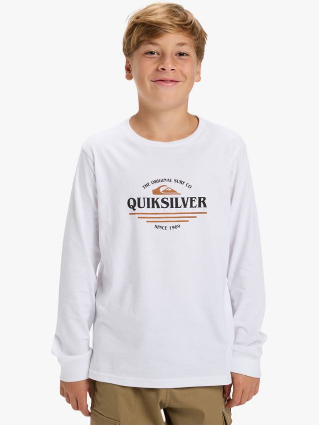 Детский лонгслив с графическим принтом Quiksilver, White
Детский лонгслив с графическим принтом Quiksilver, White