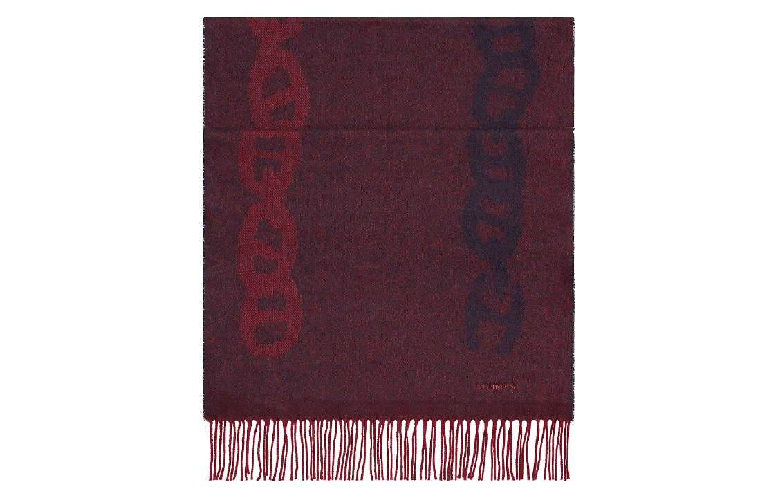 HERMES Вязаный шарф мужской красный
HERMES Вязаный шарф мужской красный