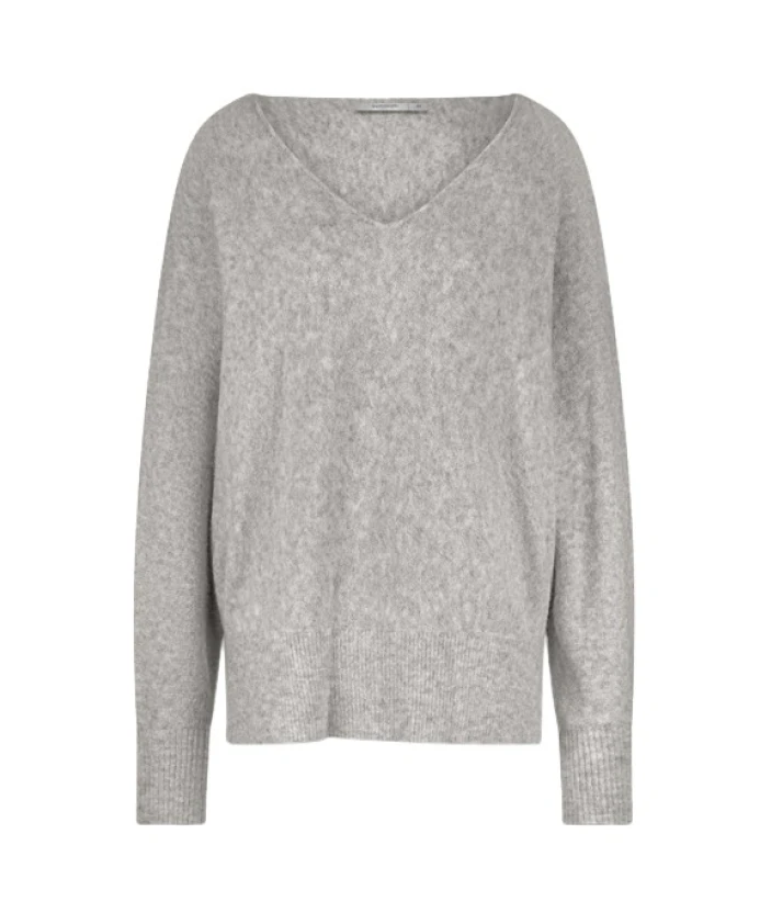 Вязаный свитер оверсайз из шерстяной смеси Summum Woman, серый
Вязаный свитер оверсайз из шерстяной смеси Summum Woman, серый