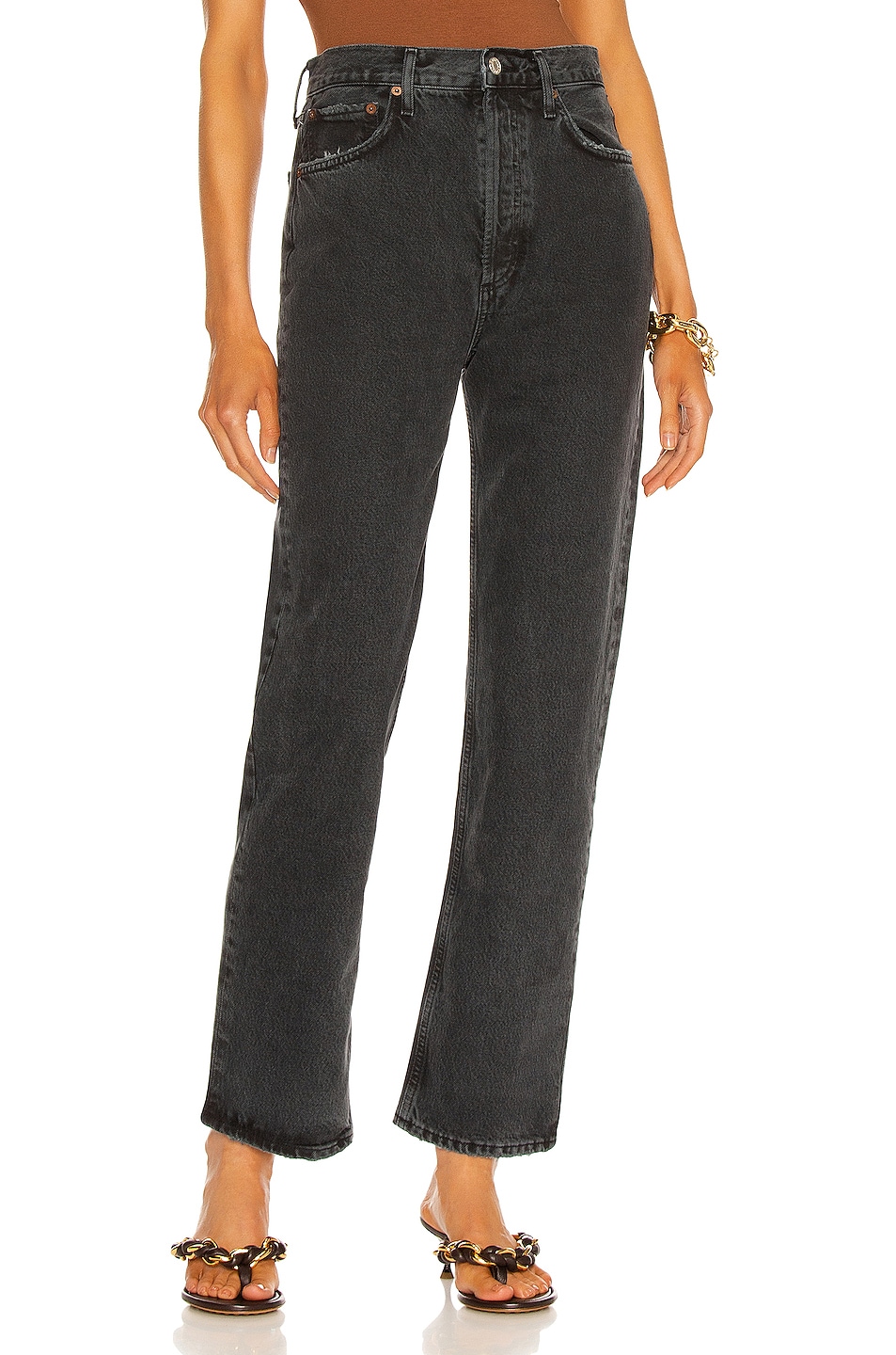 Джинсы женские AGOLDE, цвет Black Tea
Джинсы женские AGOLDE, цвет Black Tea