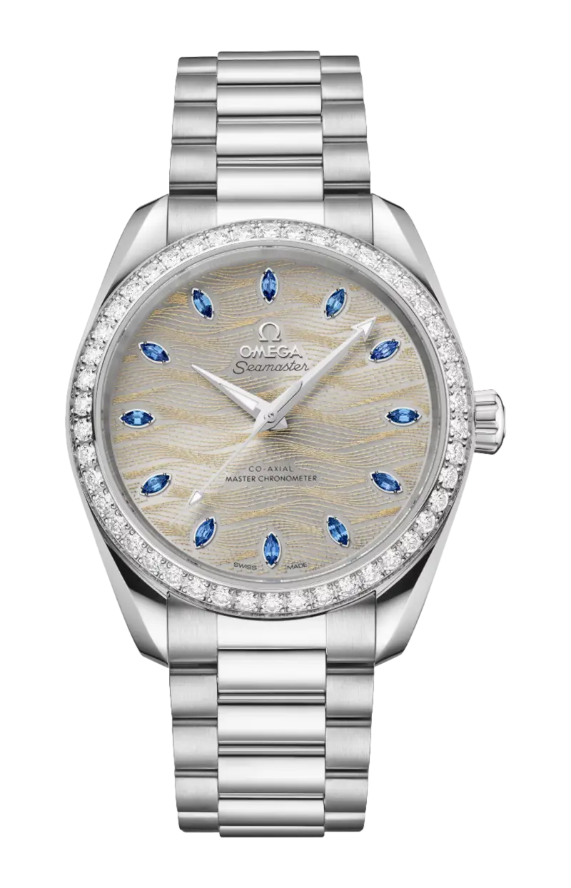 Seamaster aqua terra 150 м 38 мм, из золота canopus gold на браслете из золота canopus gold - 220.55.38.20.99.003 OMEGA
Seamaster aqua terra 150 м 38 мм, из золота canopus gold на браслете из золота canopus gold - 220.55.38.20.99.003 OMEGA