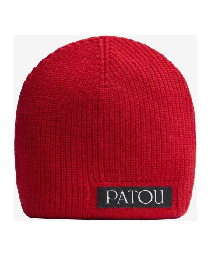 Вязаная шапка в рубчик из смесовой шерсти. Patou, красный
Вязаная шапка в рубчик из смесовой шерсти. Patou, красный