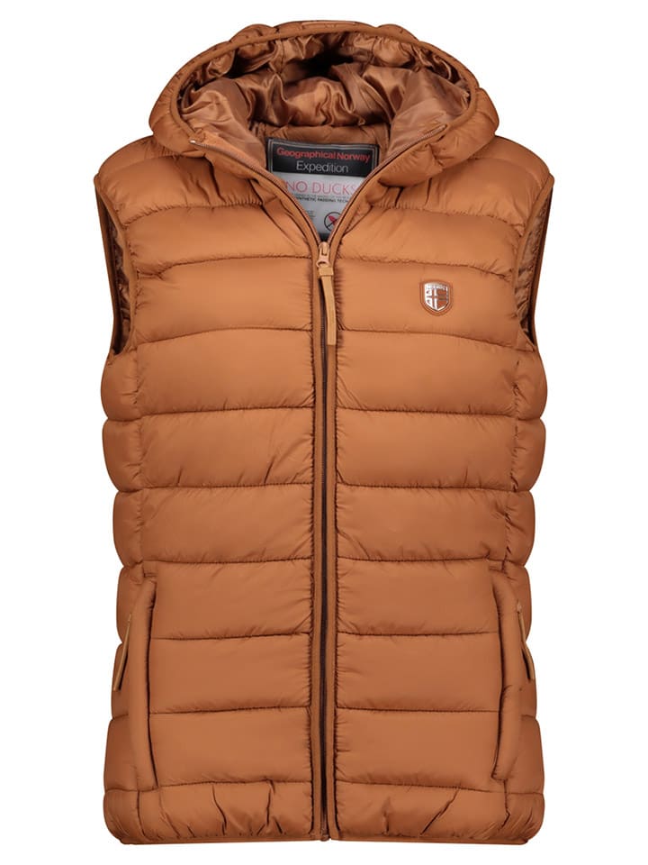 Geographical Norway Стеганый жилет «Ватикоталь» верблюжьего цвета
Geographical Norway Стеганый жилет «Ватикоталь» верблюжьего цвета