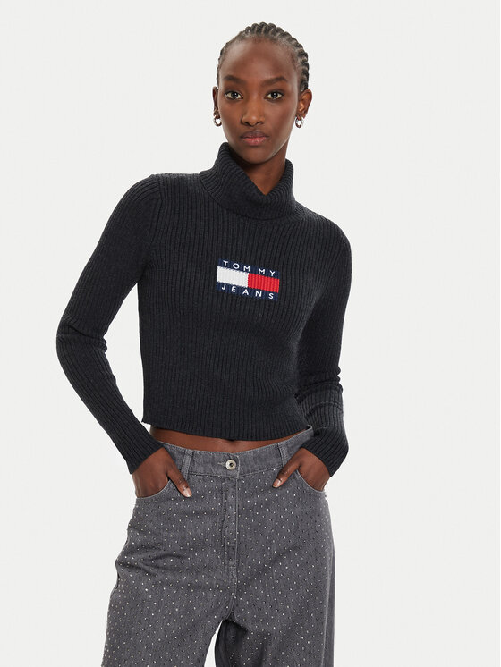 Водолазка regular fit Flag DW0DW18678 Tommy Jeans, черный
Водолазка regular fit Flag DW0DW18678 Tommy Jeans, черный