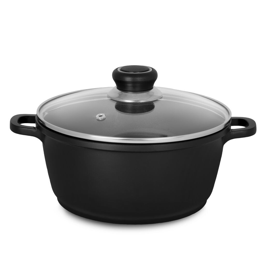 Karl Krüger 22020D кастрюля для мяса из литого алюминия "Дельта" со стеклянной крышкой 20 см
Karl Krüger 22020D кастрюля для мяса из литого алюминия "Дельта" со стеклянной крышкой 20 см
