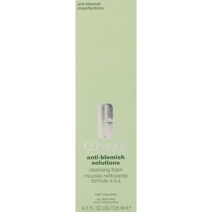 Очищающая пенка Anti Blemish Solutions для всех типов кожи, 125 мл, Clinique
Очищающая пенка Anti Blemish Solutions для всех типов кожи, 125 мл, Clinique