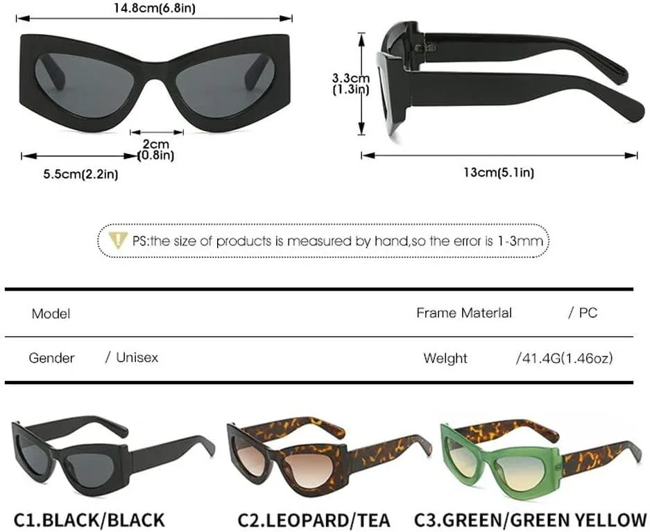 LVTFCO Модные солнцезащитные очки в форме кошачьих глаз с градиентным переходом цвета, ретро-стиль, мужские солнцезащитные очки с защитой от УФ-излучения UV400, 3
LVTFCO Модные солнцезащитные очки в форме кошачьих глаз с градиентным переходом цвета, ретро-стиль, мужские солнцезащитные очки с защитой от УФ-излучения UV400, 3
