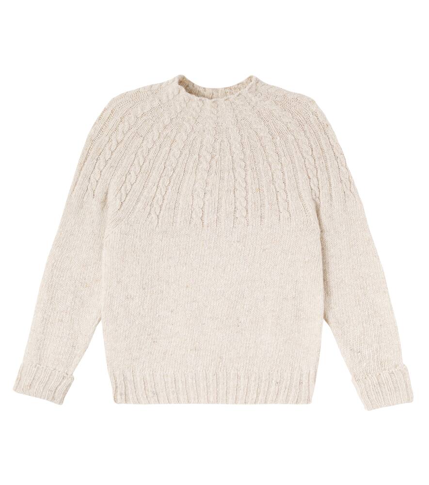 Свитер из шерстяной смеси с косой вязкой Cozmo, Stone
Свитер из шерстяной смеси с косой вязкой Cozmo, Stone