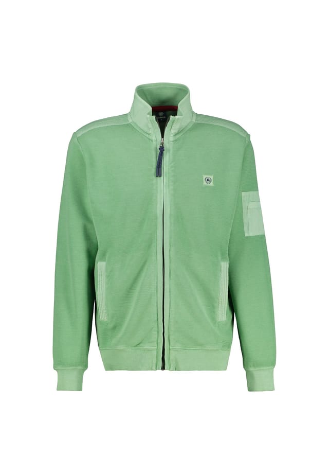 Толстовка с зигзагообразной структурой Lerros, зеленый
Толстовка с зигзагообразной структурой Lerros, зеленый