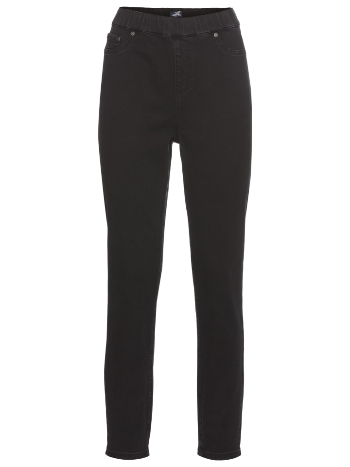 Джинсы скинни черного цвета ARIZONA
Джинсы скинни черного цвета ARIZONA