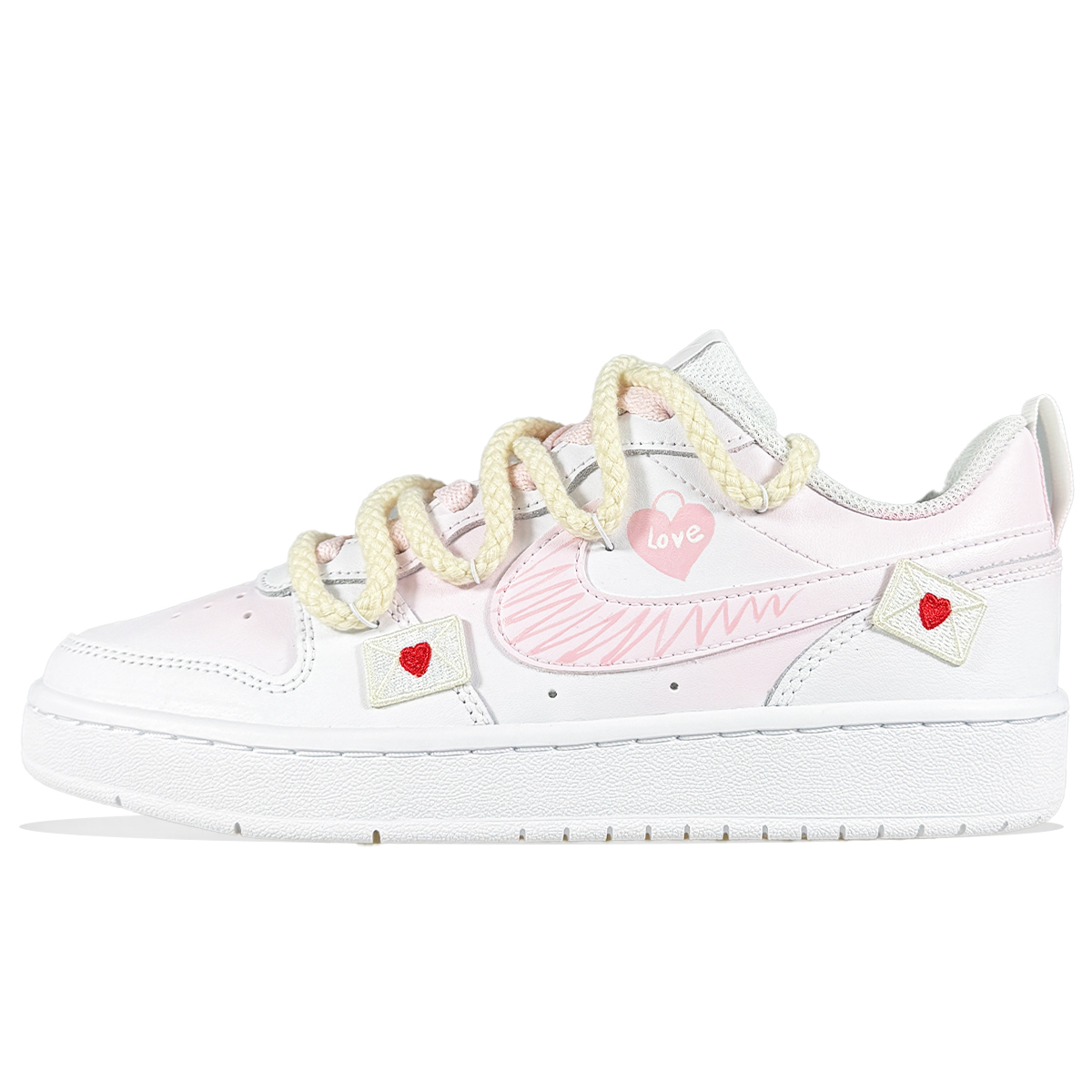 Nike Court Borough Pink Letter низкие скейтерские кроссовки Pink Kids'
Nike Court Borough Pink Letter низкие скейтерские кроссовки Pink Kids'