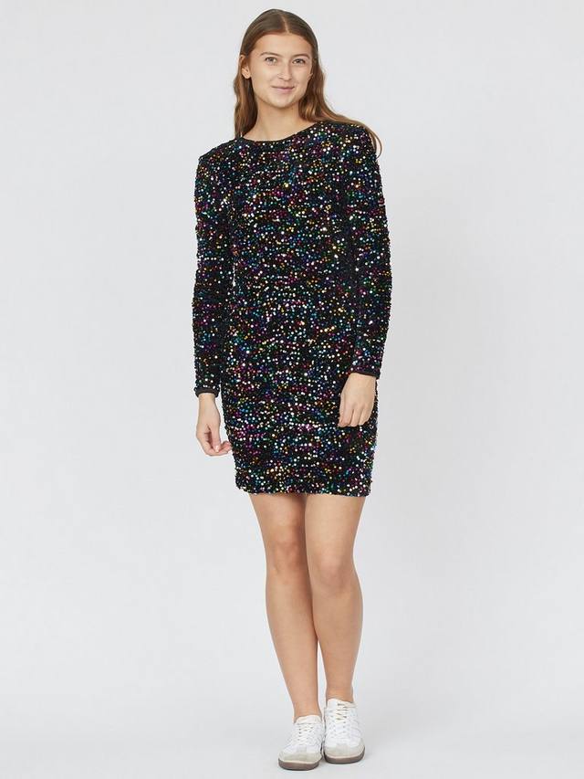 Мини-платье Gigi с пайетками Sisters Point, Black/Multi
Мини-платье Gigi с пайетками Sisters Point, Black/Multi