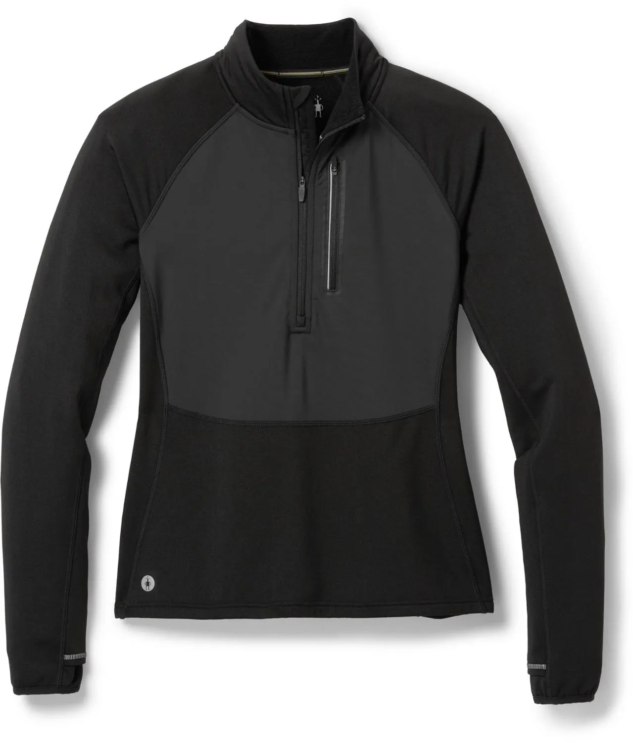 Женский полупуловер с половинной застежкой из активного флиса и защитой от ветра Smartwool, Black 
Женский полупуловер с половинной застежкой из активного флиса и защитой от ветра Smartwool, Black