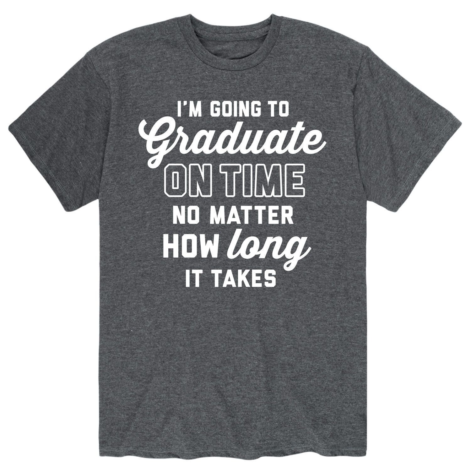 Мужская футболка On Time для выпускников Licensed Character
Мужская футболка On Time для выпускников Licensed Character