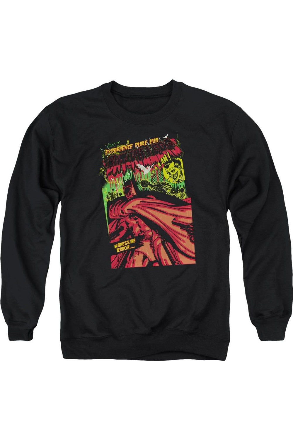 Толстовка Batman Bat Killers для взрослых с круглым вырезом Gildan, черный
Толстовка Batman Bat Killers для взрослых с круглым вырезом Gildan, черный