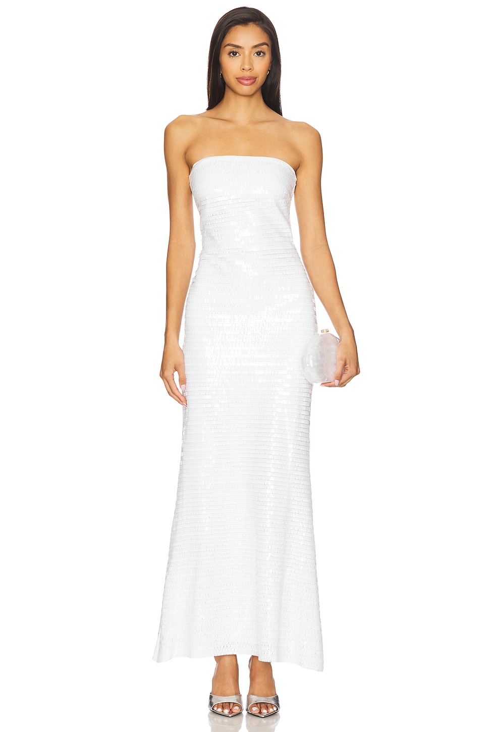 Безбретельное платье в пайетках Sculpty от Simonmiller, macadamia
Безбретельное платье в пайетках Sculpty от Simonmiller, macadamia