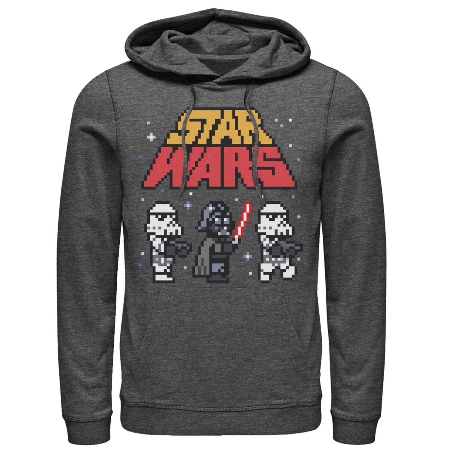 Мужская толстовка с капюшоном с логотипом Star Wars Vader Troopers и 8-битными пикселями
Мужская толстовка с капюшоном с логотипом Star Wars Vader Troopers и 8-битными пикселями