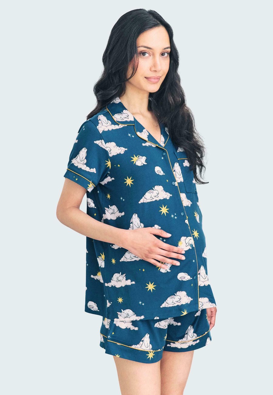 Пижамный комплект Chelsea Peers SLEEPING BUNNY MATERNITY SET, Teal
Пижамный комплект Chelsea Peers SLEEPING BUNNY MATERNITY SET, Teal