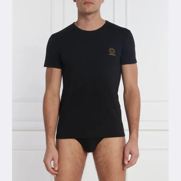 Футболка стандартного кроя Versace, черный
Футболка стандартного кроя Versace, черный