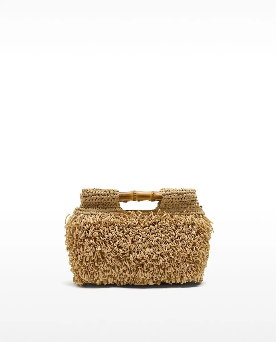 Сумка для вечеринки многофункциональная с эффектом рафии, ручкой из бамбука и магнитной застежкой Parfois, коричневый
Сумка для вечеринки многофункциональная с эффектом рафии, ручкой из бамбука и магнитной застежкой Parfois, коричневый