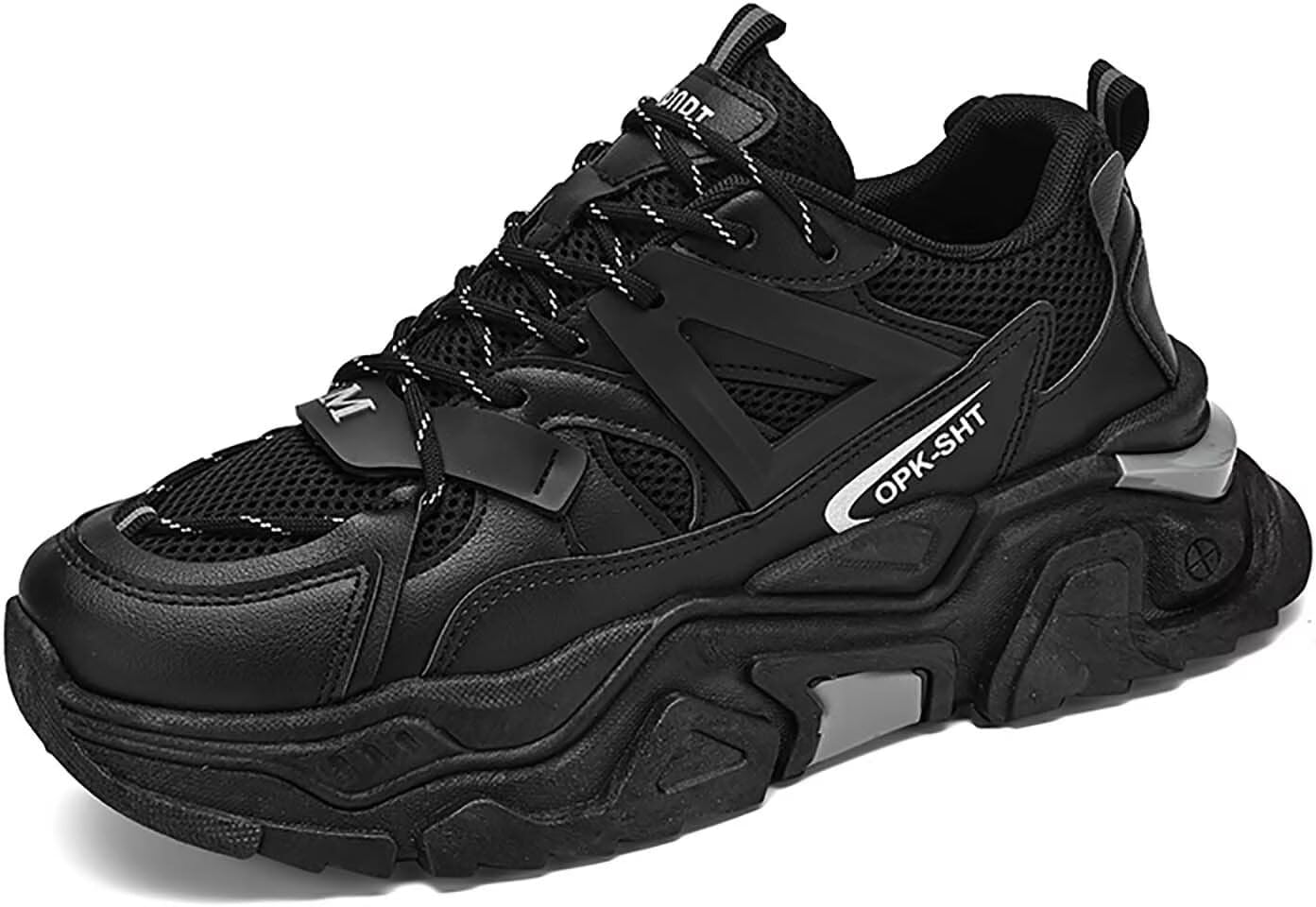 Мужские кроссовки TERBOFIN в повседневном спортивном стиле, модные массивные теннисные обувь для прогулок, тренировок и занятий в зале, черный
Мужские кроссовки TERBOFIN в повседневном спортивном стиле, модные массивные теннисные обувь для прогулок, тренировок и занятий в зале, черный