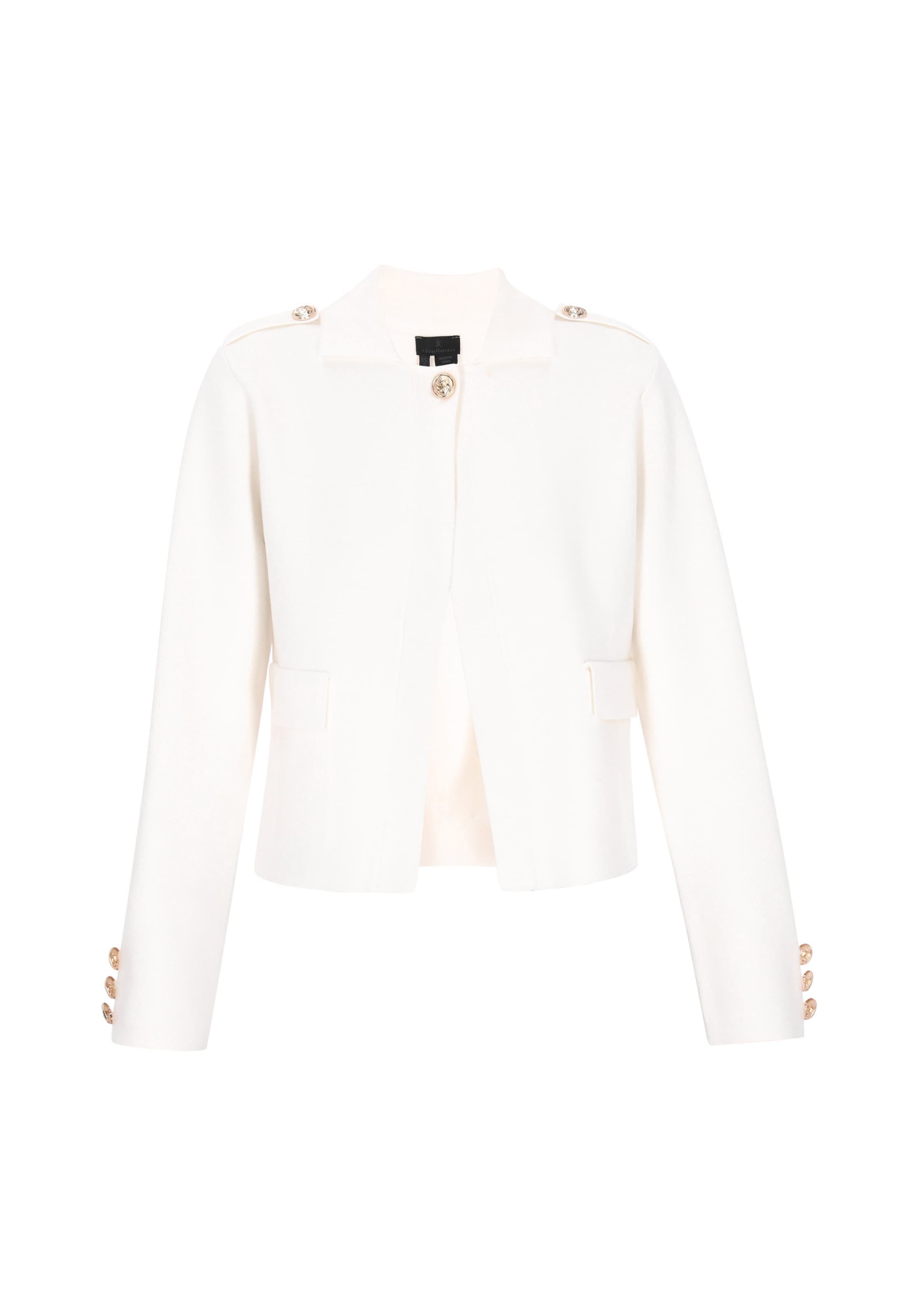 DreiMaster Klassik Кардиган 'Classic' вязаный в цвете Off White
DreiMaster Klassik Кардиган 'Classic' вязаный в цвете Off White