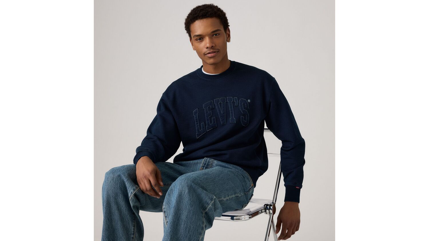 Толстовка с круглым вырезом и графическим принтом Levi's, Indigo Emb Indigo - Blue
Толстовка с круглым вырезом и графическим принтом Levi's, Indigo Emb Indigo - Blue