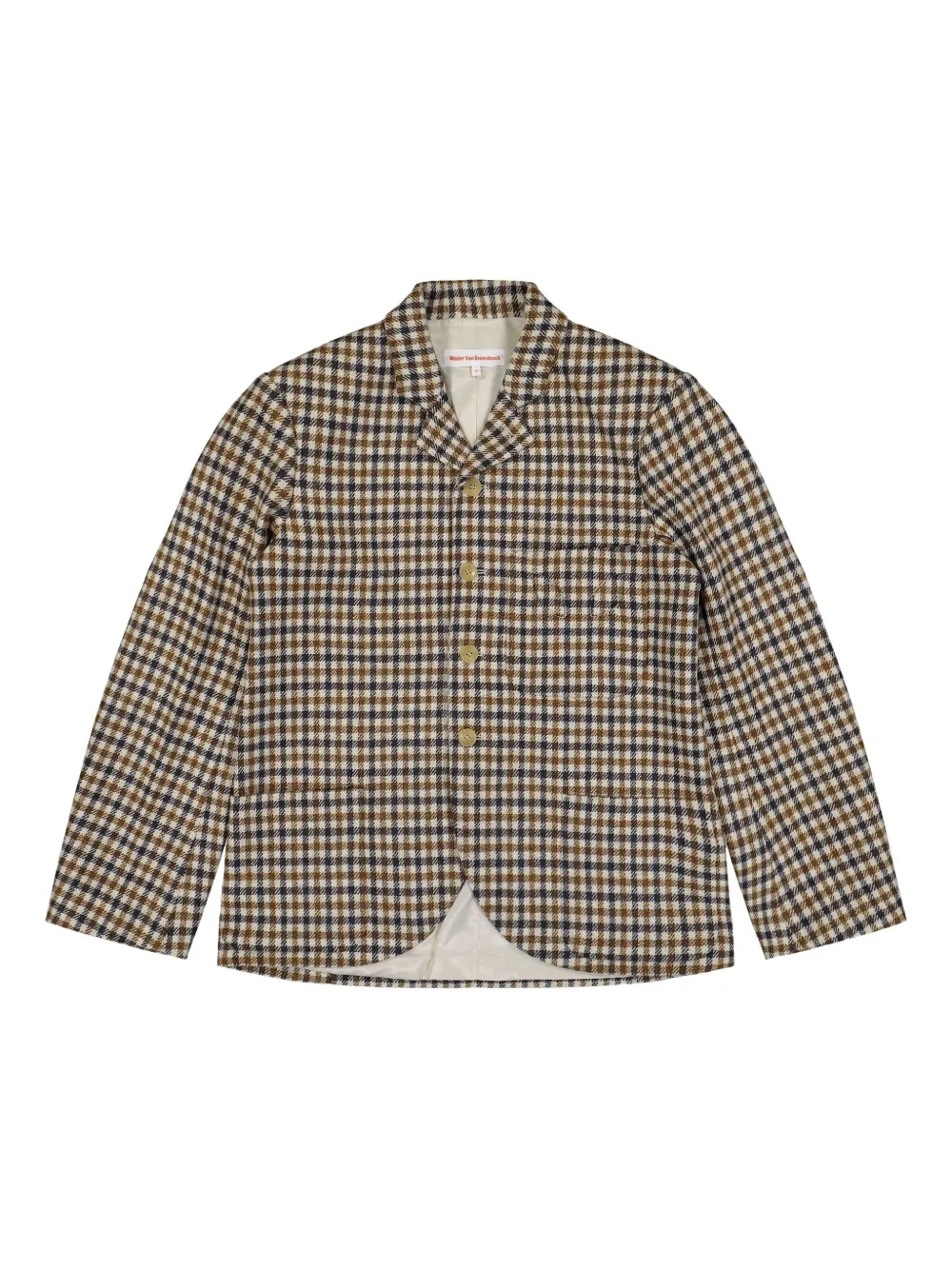 Пиджак в гусиную лапку Walter Van Beirendonck, коричневый
Пиджак в гусиную лапку Walter Van Beirendonck, коричневый