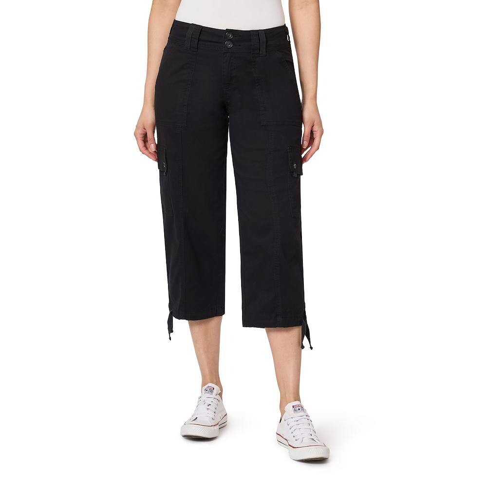 Juniors' WallFlower Luscious Curvy Insta Укороченные брюки-карго со средней посадкой, черный
Juniors' WallFlower Luscious Curvy Insta Укороченные брюки-карго со средней посадкой, черный
