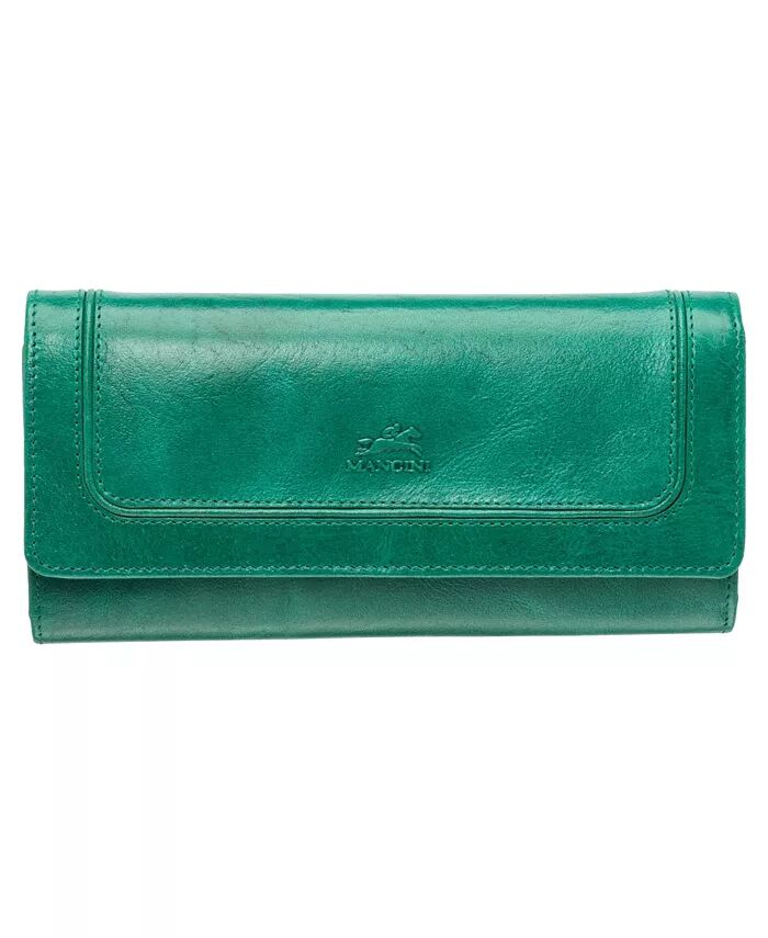 Безопасный трехслойный кошелек South Beach RFID Mancini, зеленый
Безопасный трехслойный кошелек South Beach RFID Mancini, зеленый