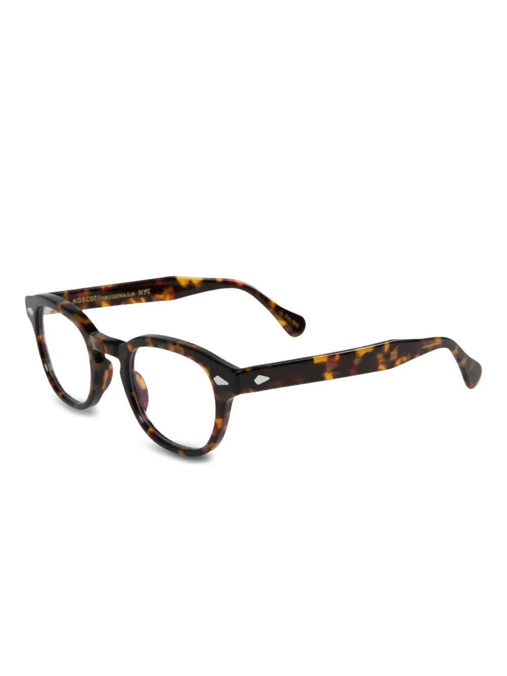 Очки в квадратной оправе Moscot, коричневый
Очки в квадратной оправе Moscot, коричневый
