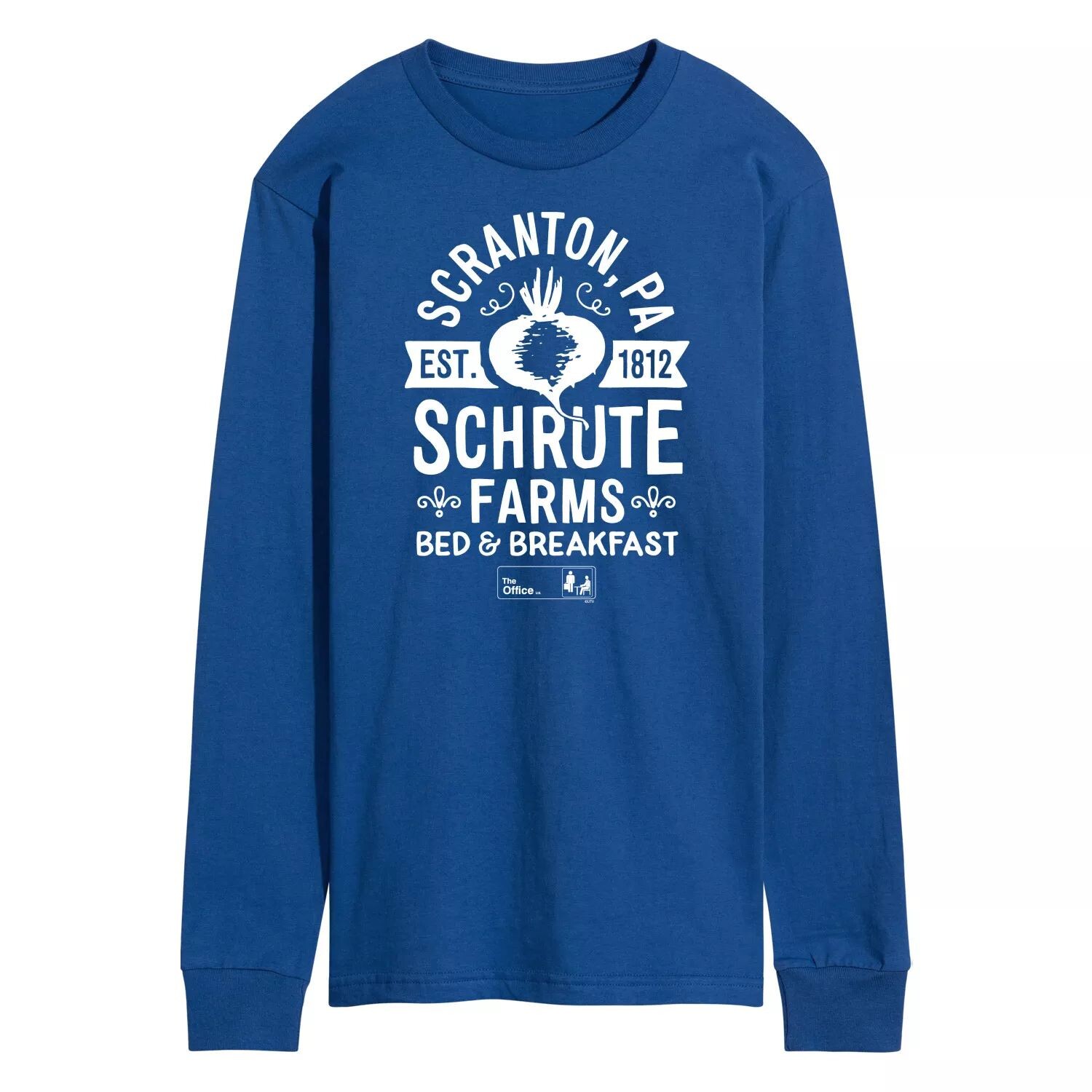 Мужская футболка с длинными рукавами The Office Schrute Farms Licensed Character
Мужская футболка с длинными рукавами The Office Schrute Farms Licensed Character