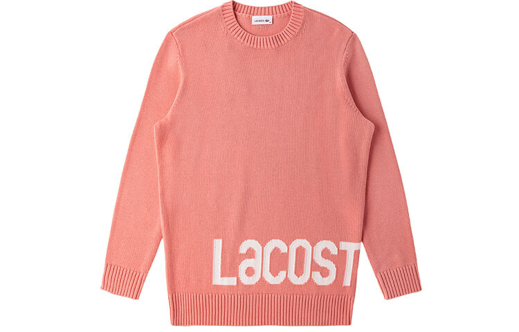 Свитер женский персиково-розовый Lacoste 
Свитер женский персиково-розовый Lacoste
