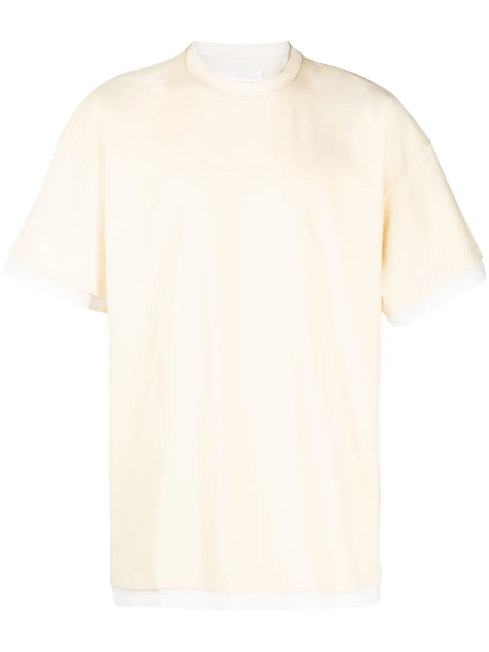 Футболка в двух тонах с логотипом JIL SANDER, желтый
Футболка в двух тонах с логотипом JIL SANDER, желтый