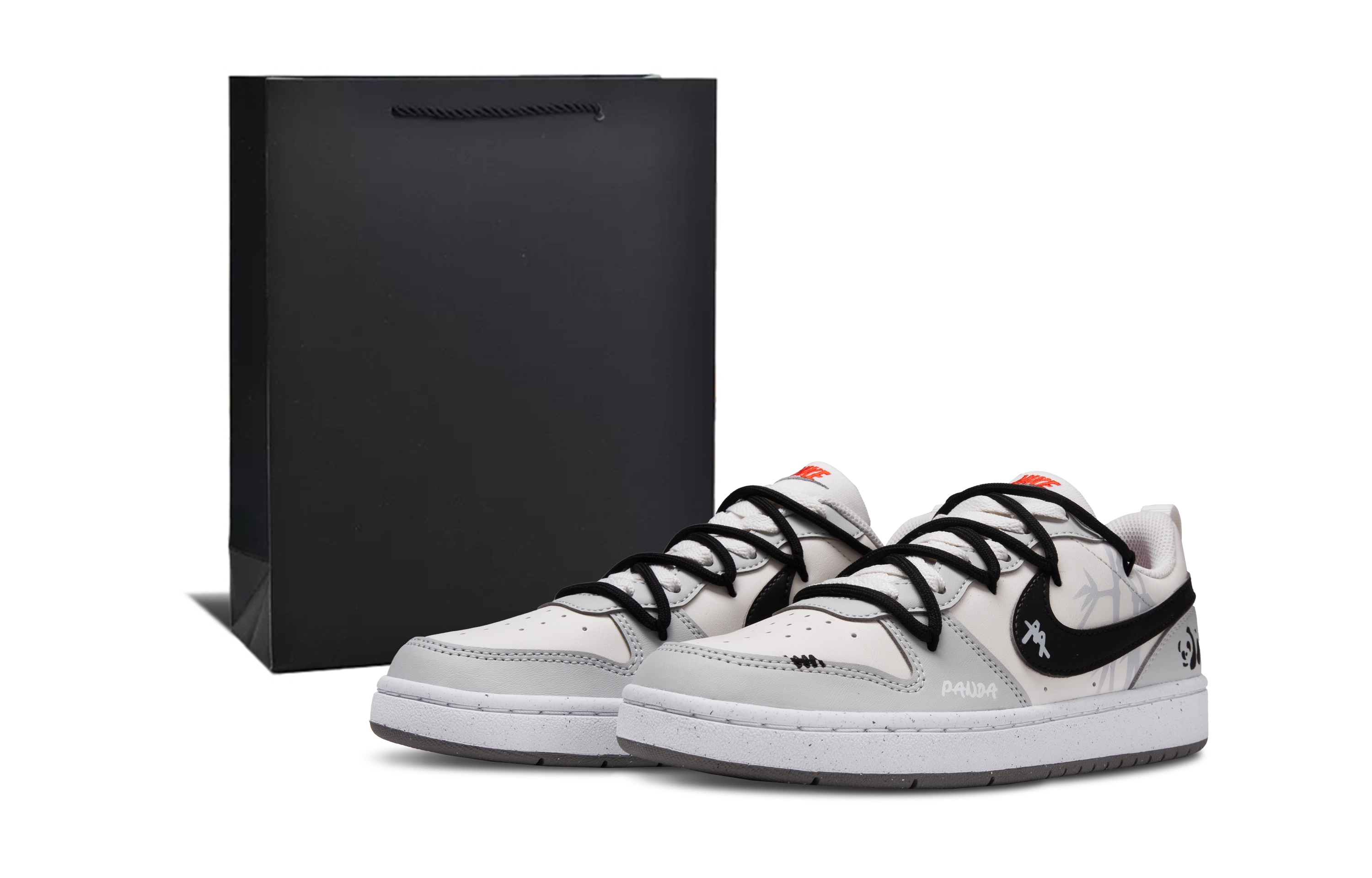 Nike Детские кроссовки для скейтбординга Court Borough Low Panda с дышащим верхом, цвет: черный, белый, серый, для подростков
Nike Детские кроссовки для скейтбординга Court Borough Low Panda с дышащим верхом, цвет: черный, белый, серый, для подростков