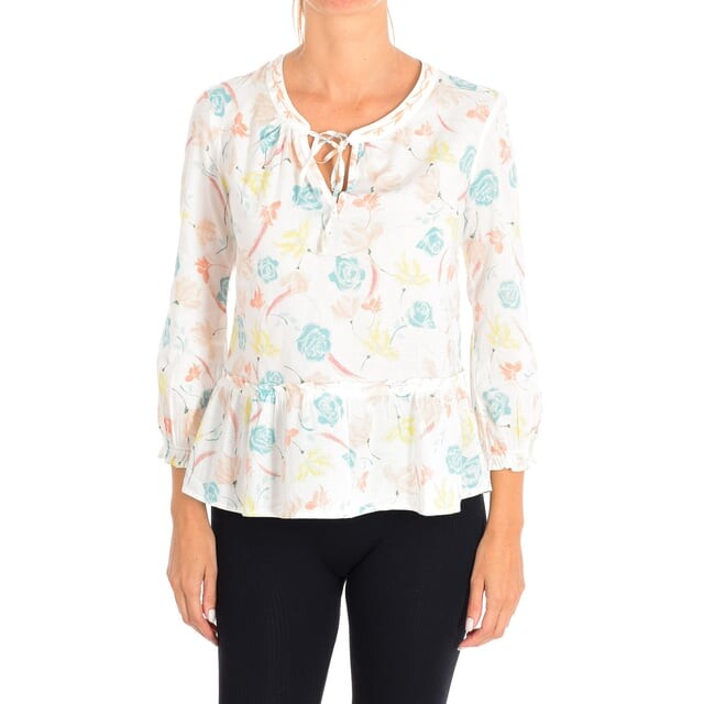 Рубашка с длинным рукавом и открытым воротником 5yr55q945 женщина United Colors Of Benetton, мультиколор
Рубашка с длинным рукавом и открытым воротником 5yr55q945 женщина United Colors Of Benetton, мультиколор