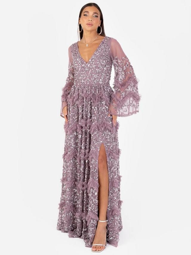 Украшенное оборками макси-платье Maya Deluxe, цвет Moody Lilac
Украшенное оборками макси-платье Maya Deluxe, цвет Moody Lilac