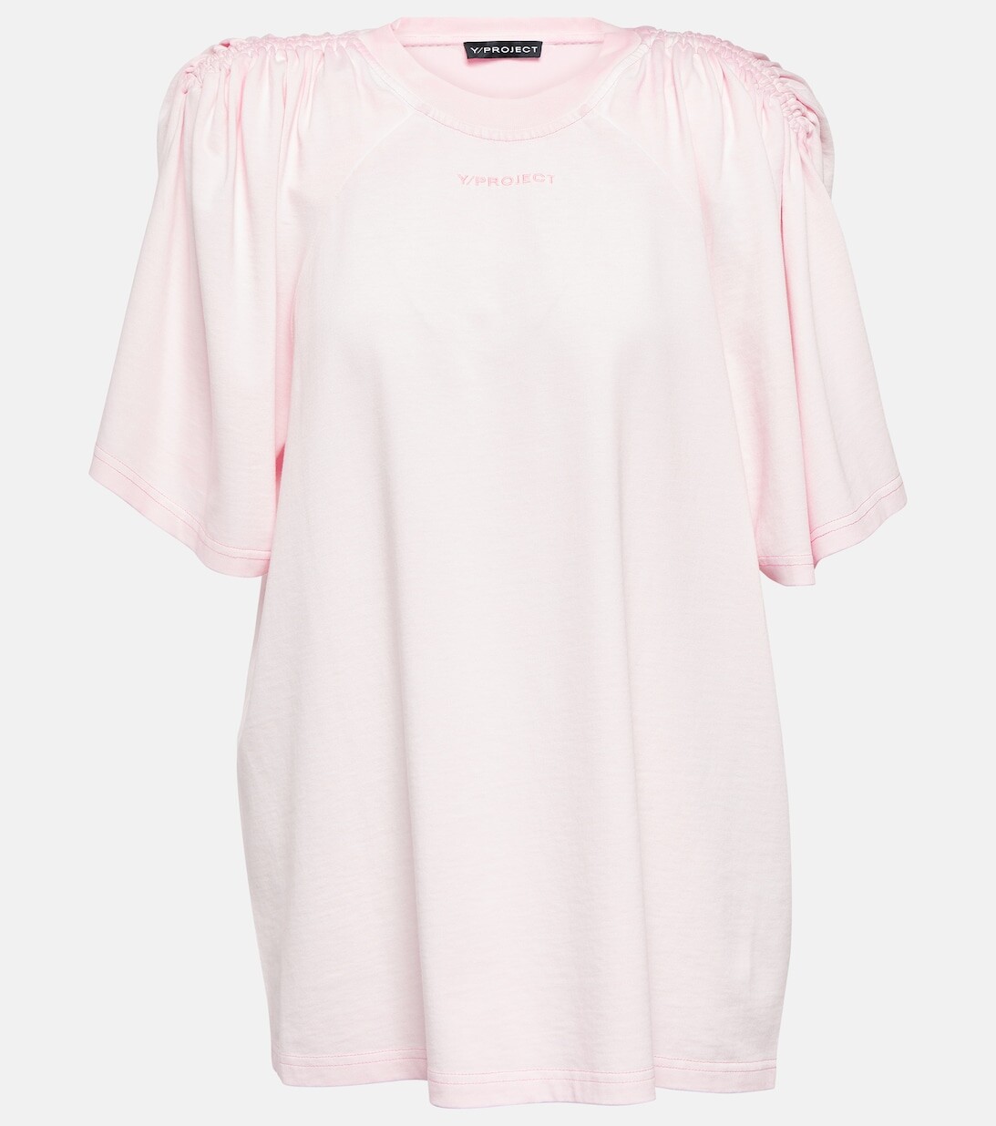 Хлопковый топ с вышивкой Y/PROJECT, розовый
Хлопковый топ с вышивкой Y/PROJECT, розовый