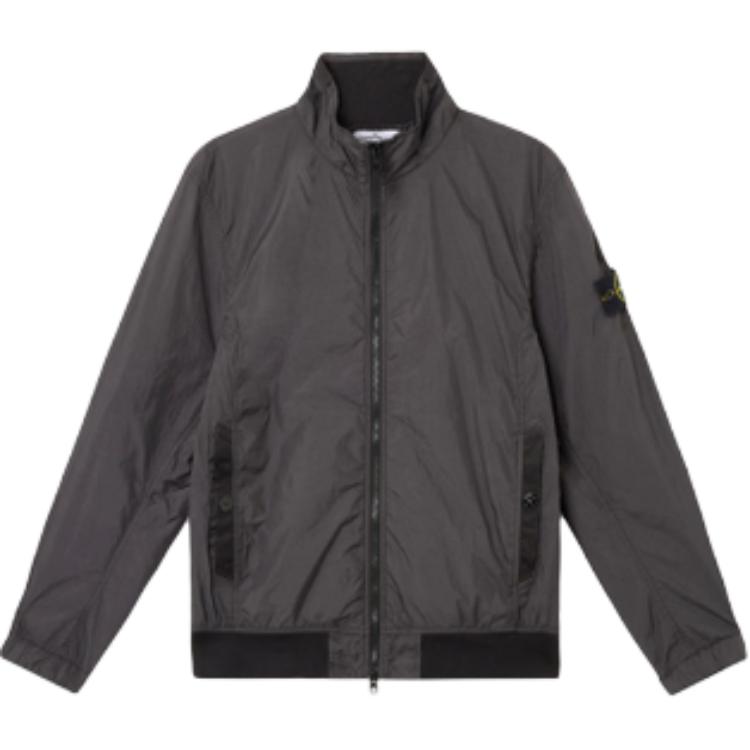 STONE ISLAND Куртка с высоким воротником и значком компаса, Charcoal Black
STONE ISLAND Куртка с высоким воротником и значком компаса, Charcoal Black