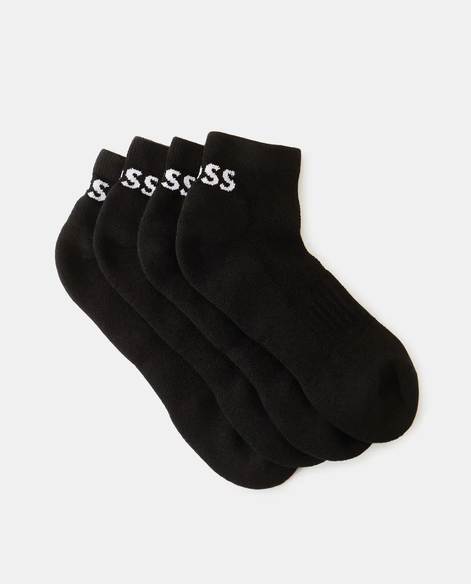 Комплект из двух мужских носков белого цвета Boss, черный
Комплект из двух мужских носков белого цвета Boss, черный