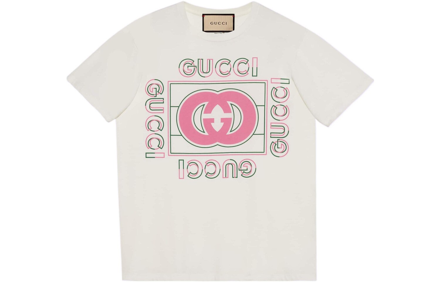 Футболка женская Gucci Oversized Vintage Logo, бежевый
Футболка женская Gucci Oversized Vintage Logo, бежевый