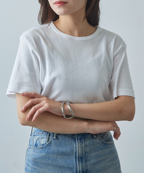 Футболка с коротким рукавом, ребристая отделка, бренд Miller, цвет белый
Футболка с коротким рукавом, ребристая отделка, бренд Miller, цвет белый