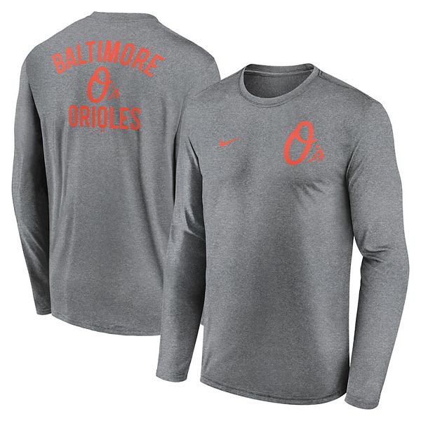 Мужская футболка с длинным рукавом heather charcoal baltimore orioles 2-hit legend performance Nike
Мужская футболка с длинным рукавом heather charcoal baltimore orioles 2-hit legend performance Nike