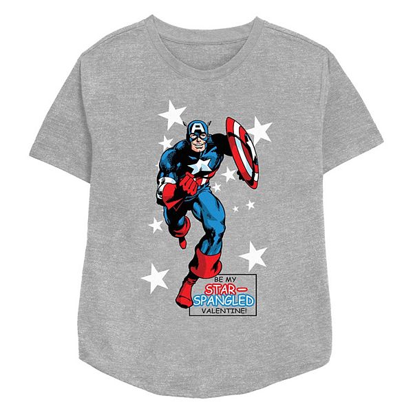 Футболка с принтом Captain America Be My Star Spangled Valentine Marvel
Футболка с принтом Captain America Be My Star Spangled Valentine Marvel