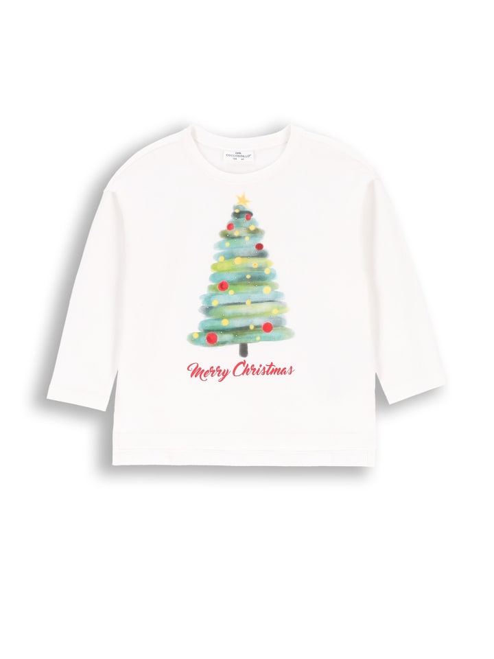 Футболка с длинными рукавами на Рождество в цвете экрю Coccodrillo
Футболка с длинными рукавами на Рождество в цвете экрю Coccodrillo