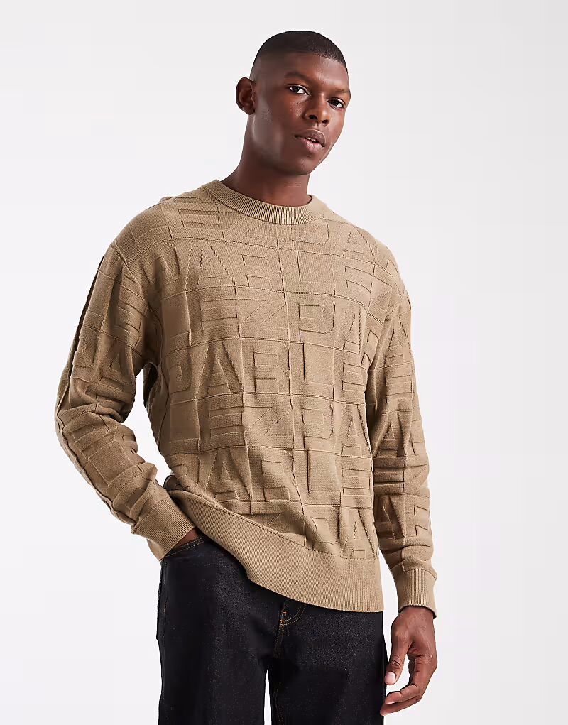 Джемпер с круглым вырезом и монограммой, темно-бежевого цвета Parlez
Джемпер с круглым вырезом и монограммой, темно-бежевого цвета Parlez