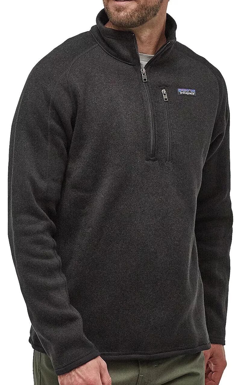 Мужской свитер Patagonia Better, пуловер на молнии 1/4, черный
Мужской свитер Patagonia Better, пуловер на молнии 1/4, черный